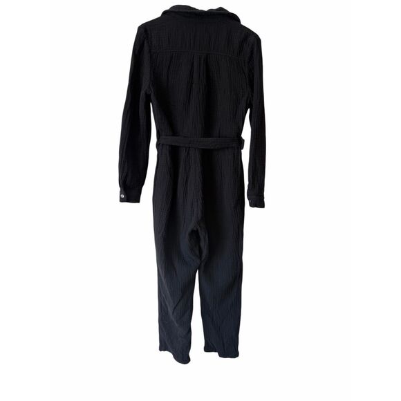 Anthropologie SANCIA Jumpsuit KARITAS BOILERSUIT Black size Medium - Picture 4 of 11
